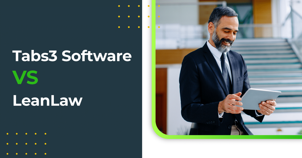 Tabs3 Software VS LeanLaw