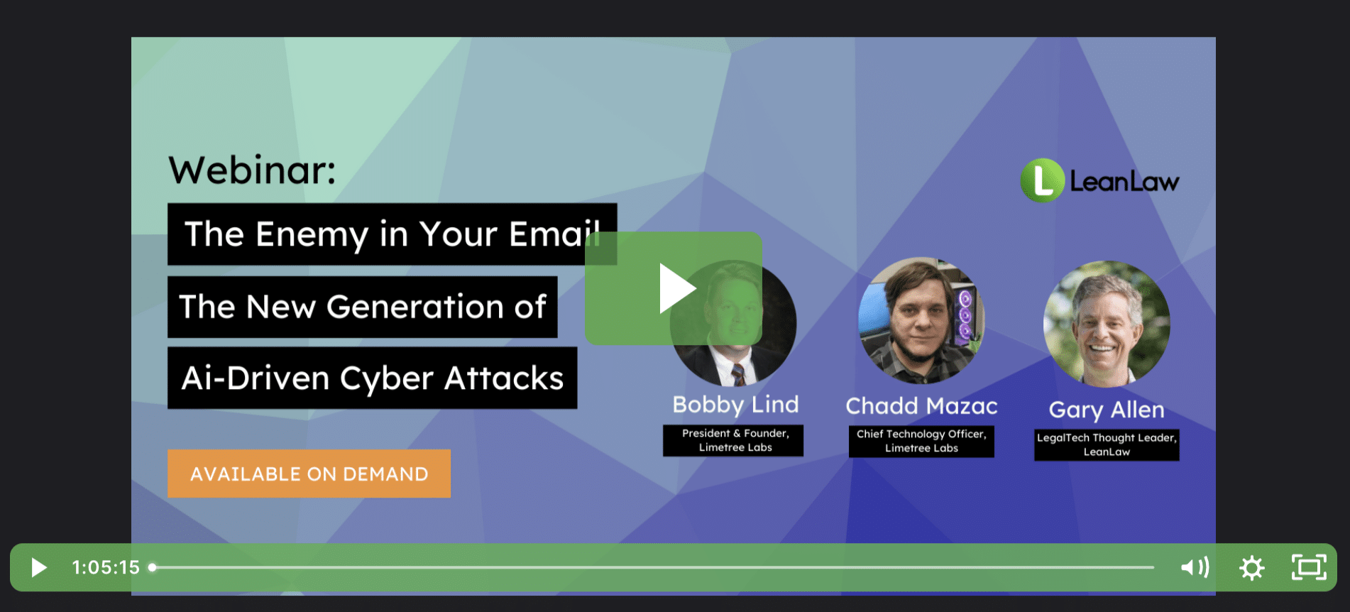 The Enemy in Your Email Webinar